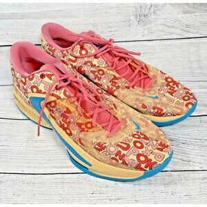 Nike Zoom Freak 4 Mens Sz 18 Shoes Letter Bros Vanilla Lightning FB9503-200